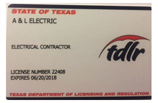 electrical license contractor texas electric buildings safety business